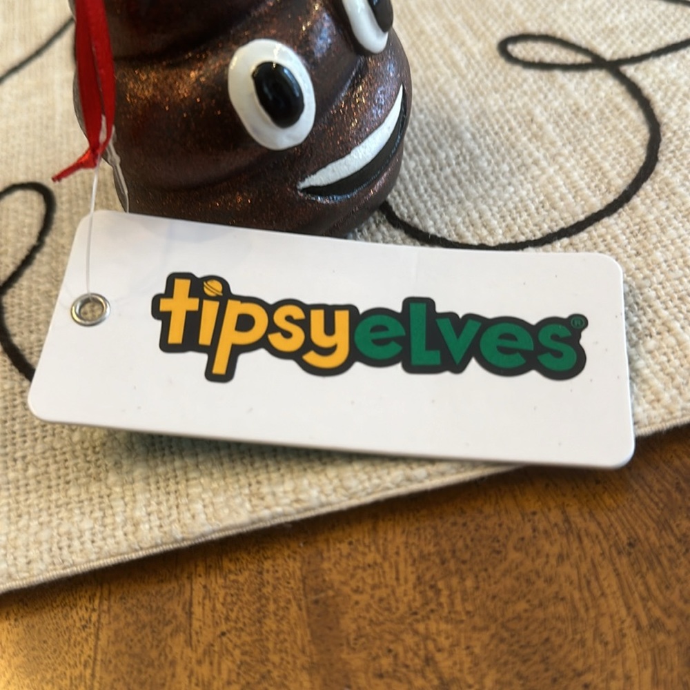Tipsy Elves Poo Santa 3D Ornament - Picture 5 of 8